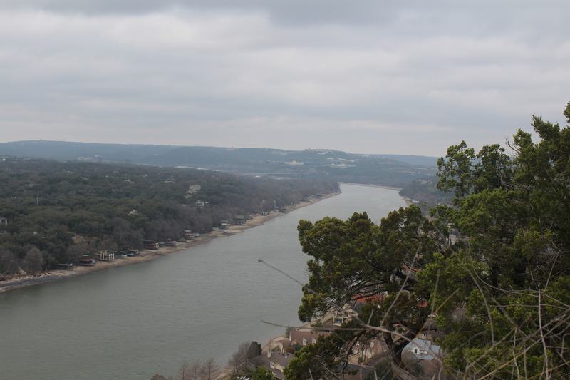 Lake Austin from the overlook on Mount Bonnell