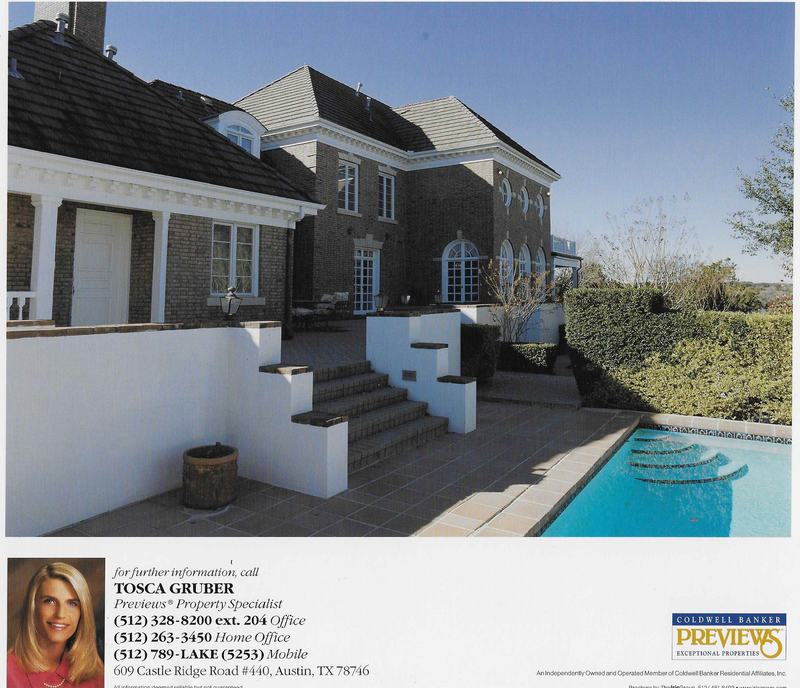 3205 Winding Creek, rear, Lost Creek Estates: marketing piece from Tosca Gruber Group