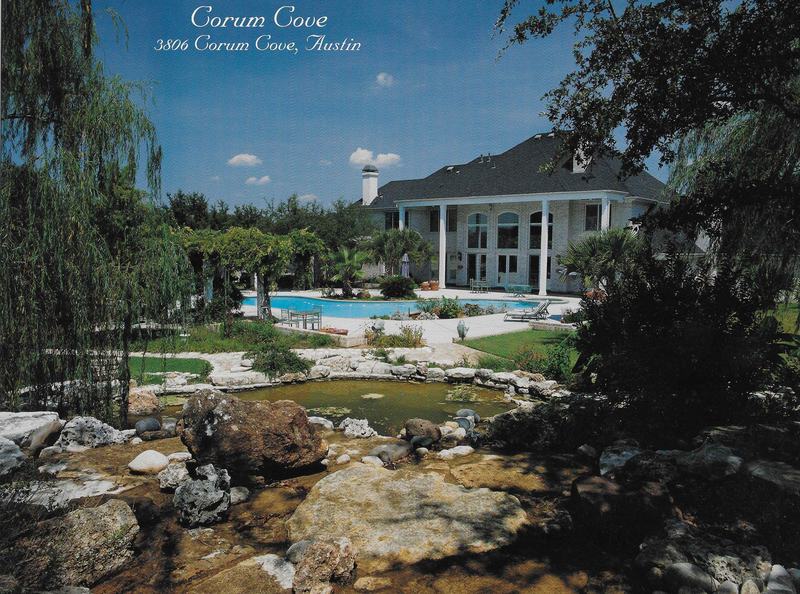 3806 Corum Cove, West Austin, on the creek: marketing piece from Tosca Gruber Group